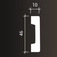 Молдинг Европласт 1.51.362 (2000x46x10_мм)