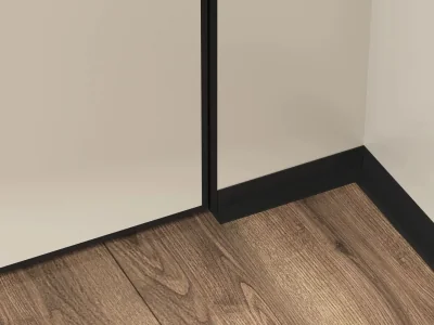 Микроплинтус LACONISTIQ Micro-L угловой Gold Edition анодированный (2450х25х16 мм)