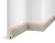 Плинтус МДФ Cosca Decor ЕP02 NanoFlex, Дуб Сноу, 80x16x2400 мм