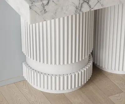 Заглушка Cosca Decor ZP007, 15х23, 2800 мм, правая, для рейки RX007, Экополимер