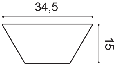Декоративная панель Orac Decor W101 (150x345x29_мм)