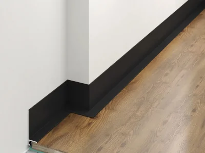 Микроплинтус LACONISTIQ L MAX угловой Шампань анод (2450х35х16 мм)