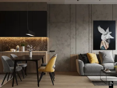 Теневая рейка LACONISTIQ CLASSIC Черная анодированная (3000х11х9 мм)