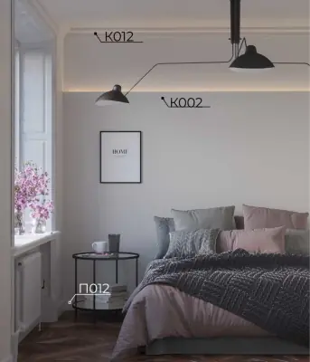 Карниз Cosca Decor KX002, 120х53, Экополимер
