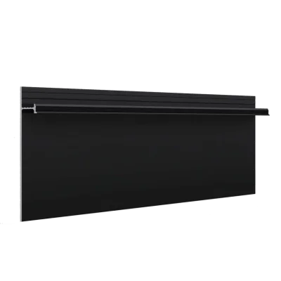 Скрытый плинтус LACONISTIQ STRONG "усиленный", под подсветку, алюминиевый, черный матовый RAL9005 (8