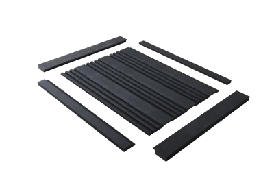 Финишный молдинг HiWood LF124A BK114K (2700x42x12 мм)