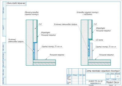 Плинтус МДФ 32-058-10 окрашенный по RAL/NCS
