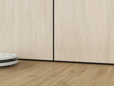 Теневой плинтус LACONISTIQ REVERSE 2.0 для панелей и керамогранита, Черный анод  (3000х40х16 мм)