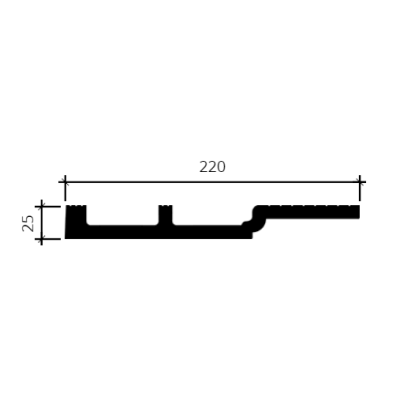 Карниз Европласт 6.50.803 (2000x220x25_мм)