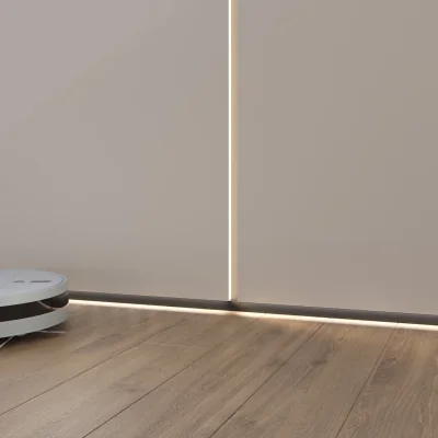 Теневая рейка LACONISTIQ Light Черный МУАР (3000х46х16 мм) под подсветку