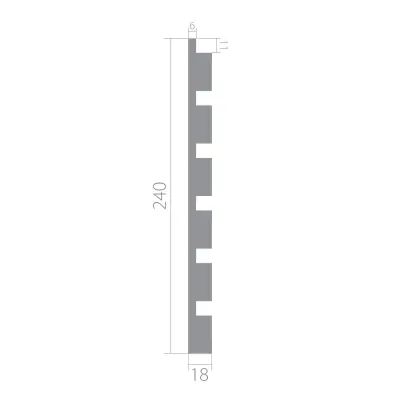 Стеновая панель Ultrawood UW04i (2000x240х18 мм)