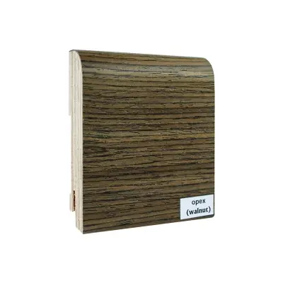 Плинтус шпонированный Орех (Walnut) 83x19