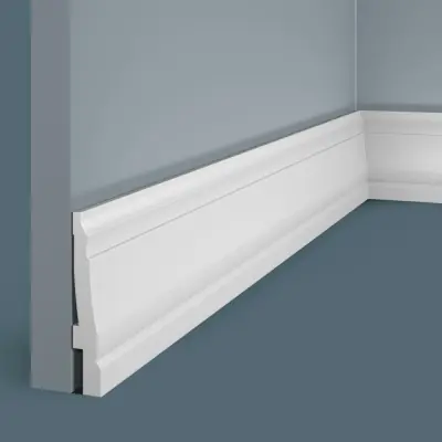 Плинтус Cosca Decor PX024, 80х14, Экополимер