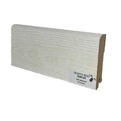 Плинтус напольный Deartio B302-03 Дуб кремовый 2050x80x16 мм
