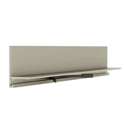 Микроплинтус LACONISTIQ L MAX угловой Светлый Шампань анод (2450х35х16 мм)