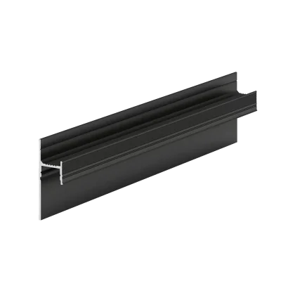 Теневой плинтус LACONISTIQ LIGHT под подсветку, Черный МУАР (3000х41х15 мм)