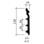 Плинтус Европласт 6.53.110 (2000x138x19_мм)
