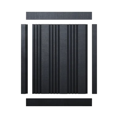 Финишный молдинг HiWood LF124A BK114K (2700x42x12 мм)